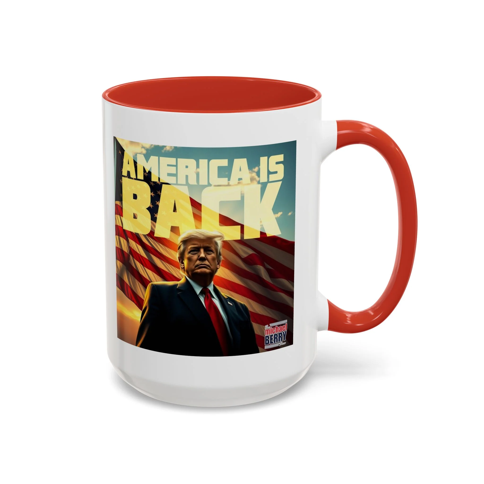 America is back - Coffee Mug, 11oz or 15oz - Image 8
