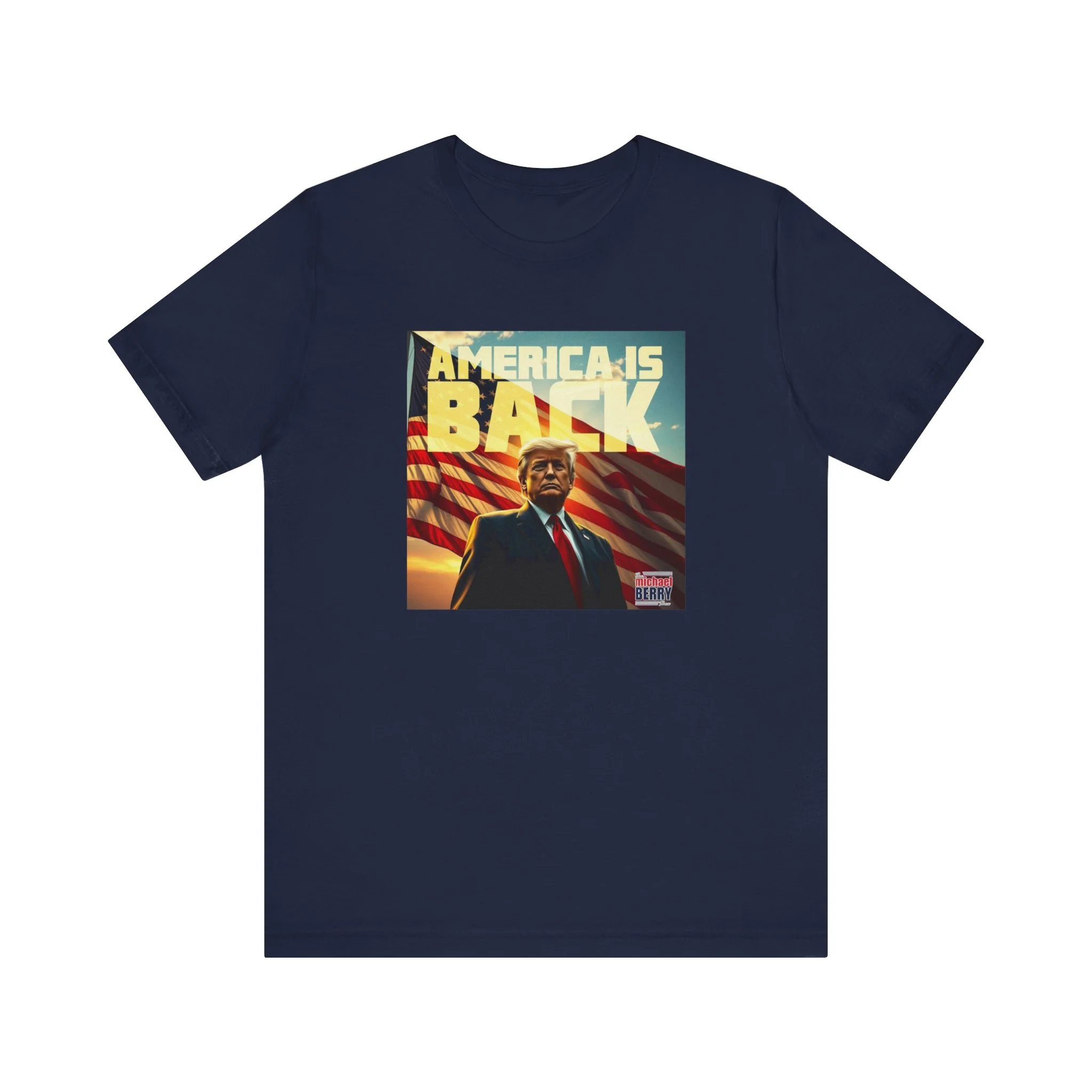 America is back - Short Sleeve Tee - Image 3
