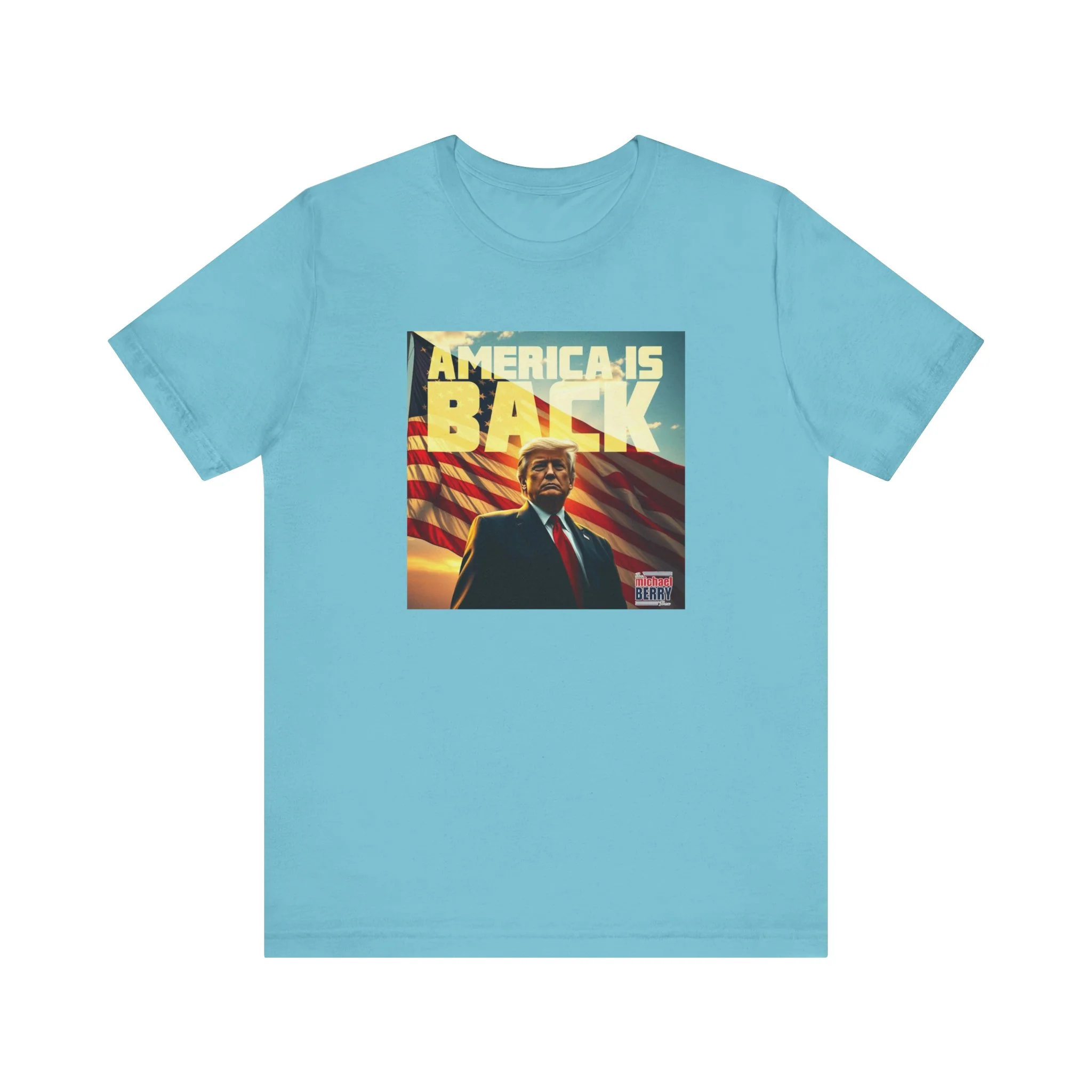 America is back - Short Sleeve Tee - Image 4