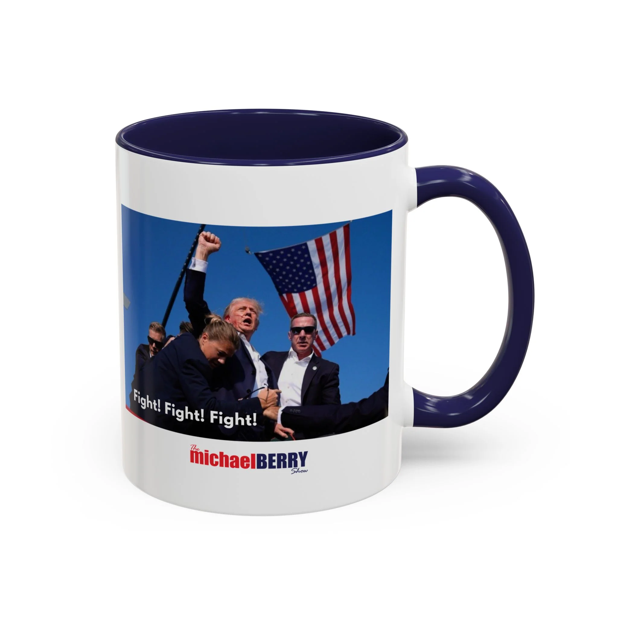 Fight! Fight! Fight! - Coffee Mug, 11oz - Image 3