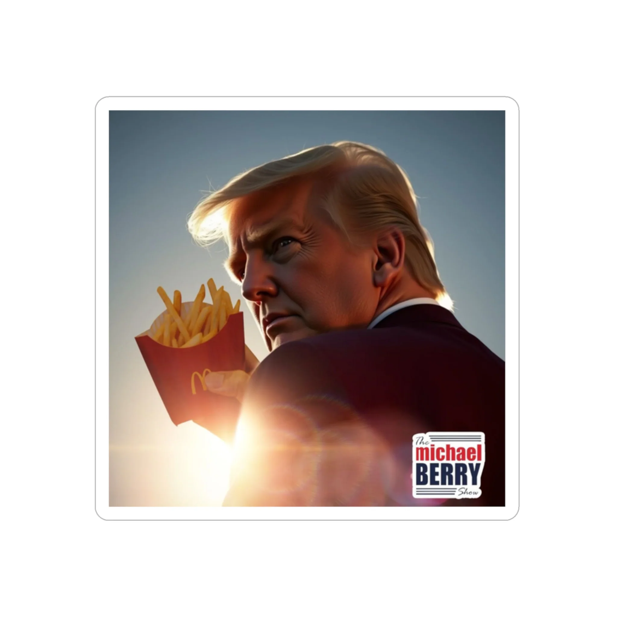 Freedom Fries - Outdoor Stickers, Die-Cut, 1pc - Image 2