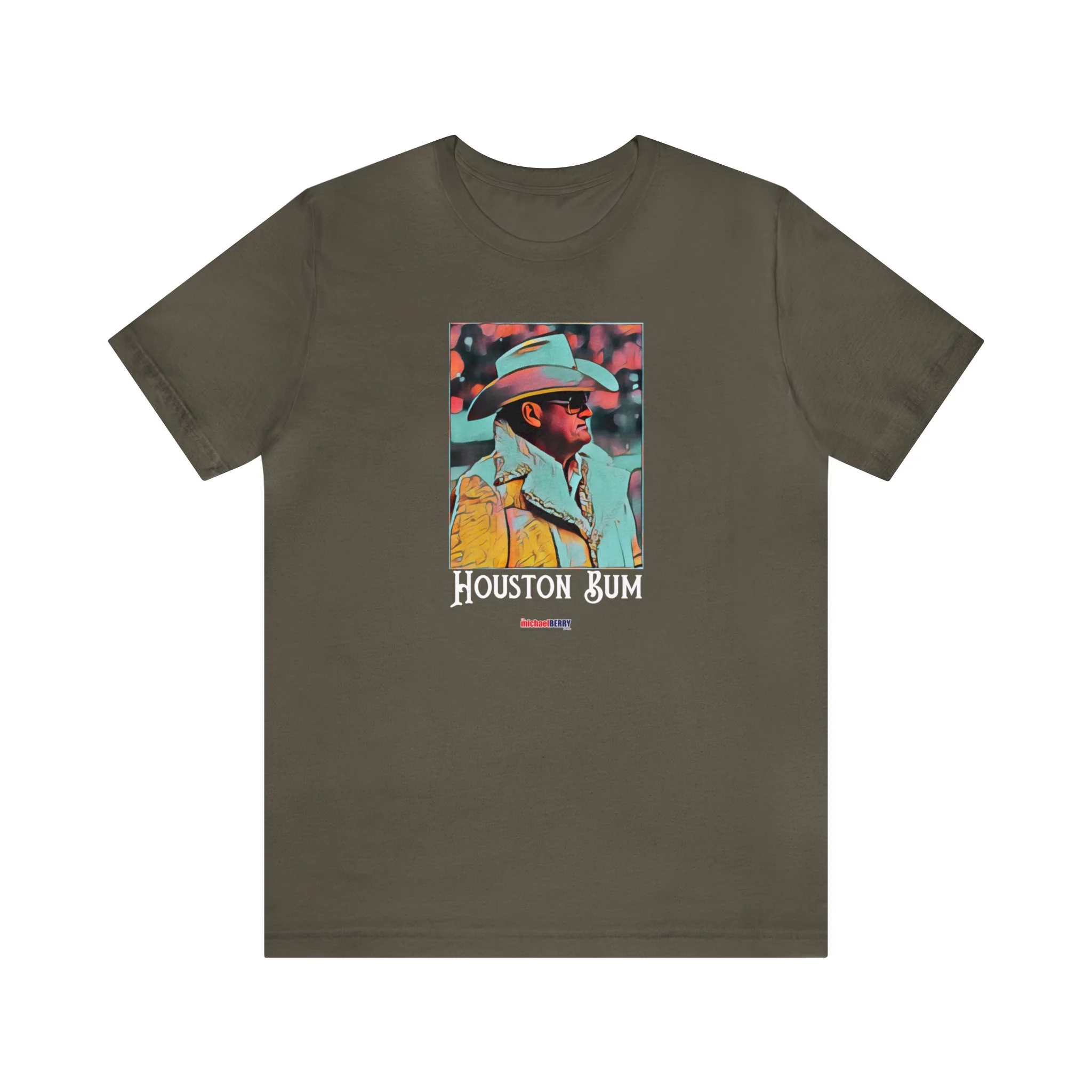 Houston Bum - Men's Short Sleeve Tee - Image 2