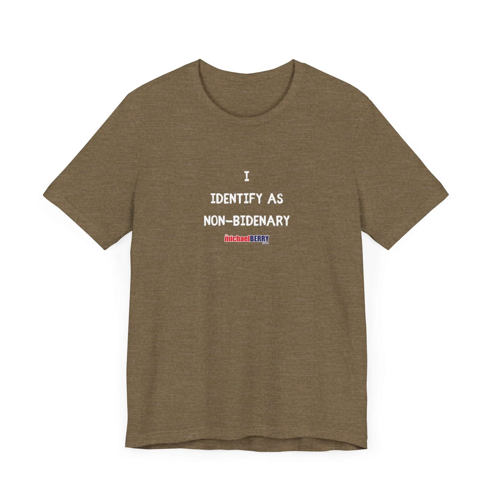 I identify as NON-BIDENARY - Men's Short Sleeve Tee - Image 11
