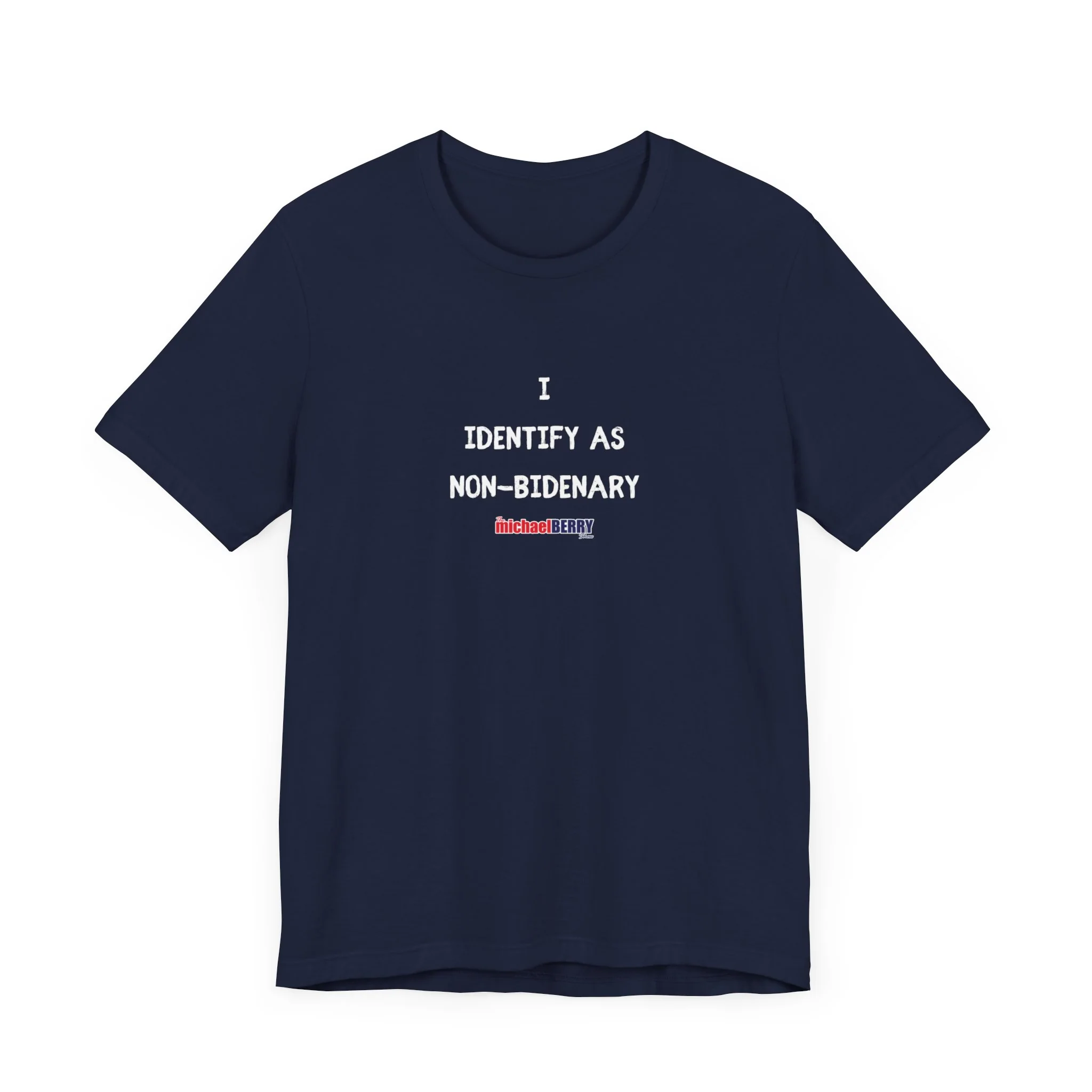 I identify as NON-BIDENARY - Men's Short Sleeve Tee - Image 6