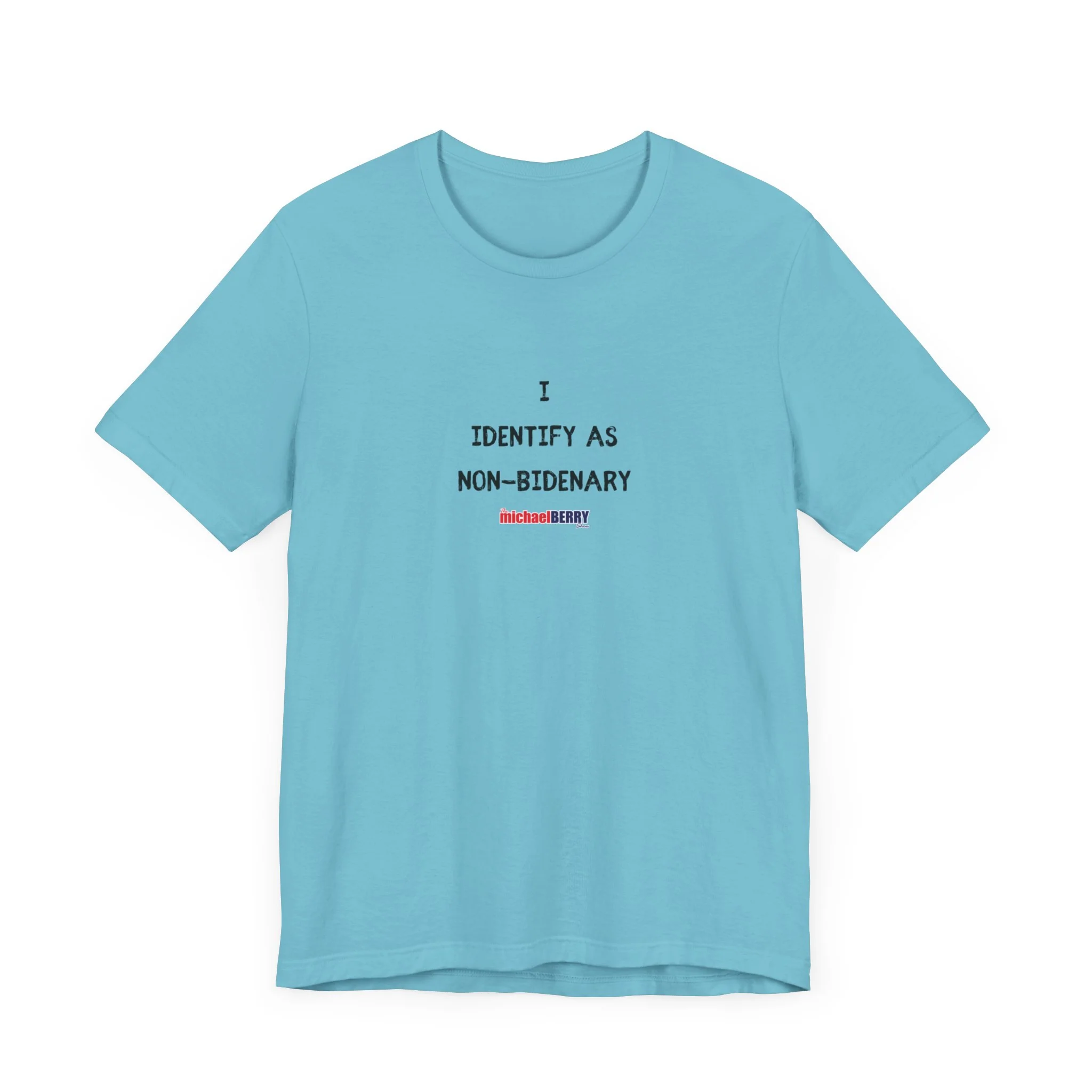 I identify as NON-BIDENARY - Men's Short Sleeve Tee - Image 8