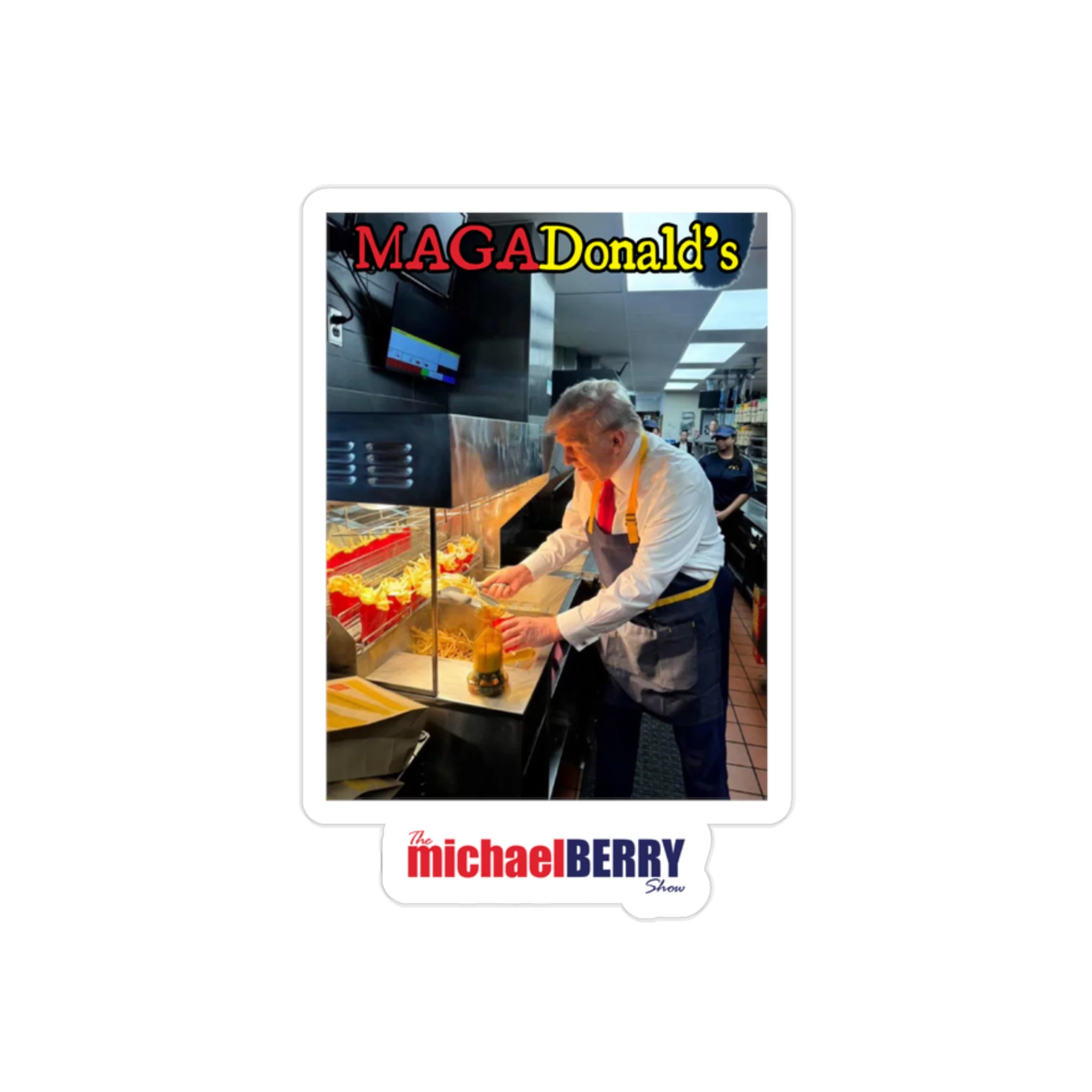 MAGADonald's Outdoor Stickers, Die-Cut, 1pc - Image 2