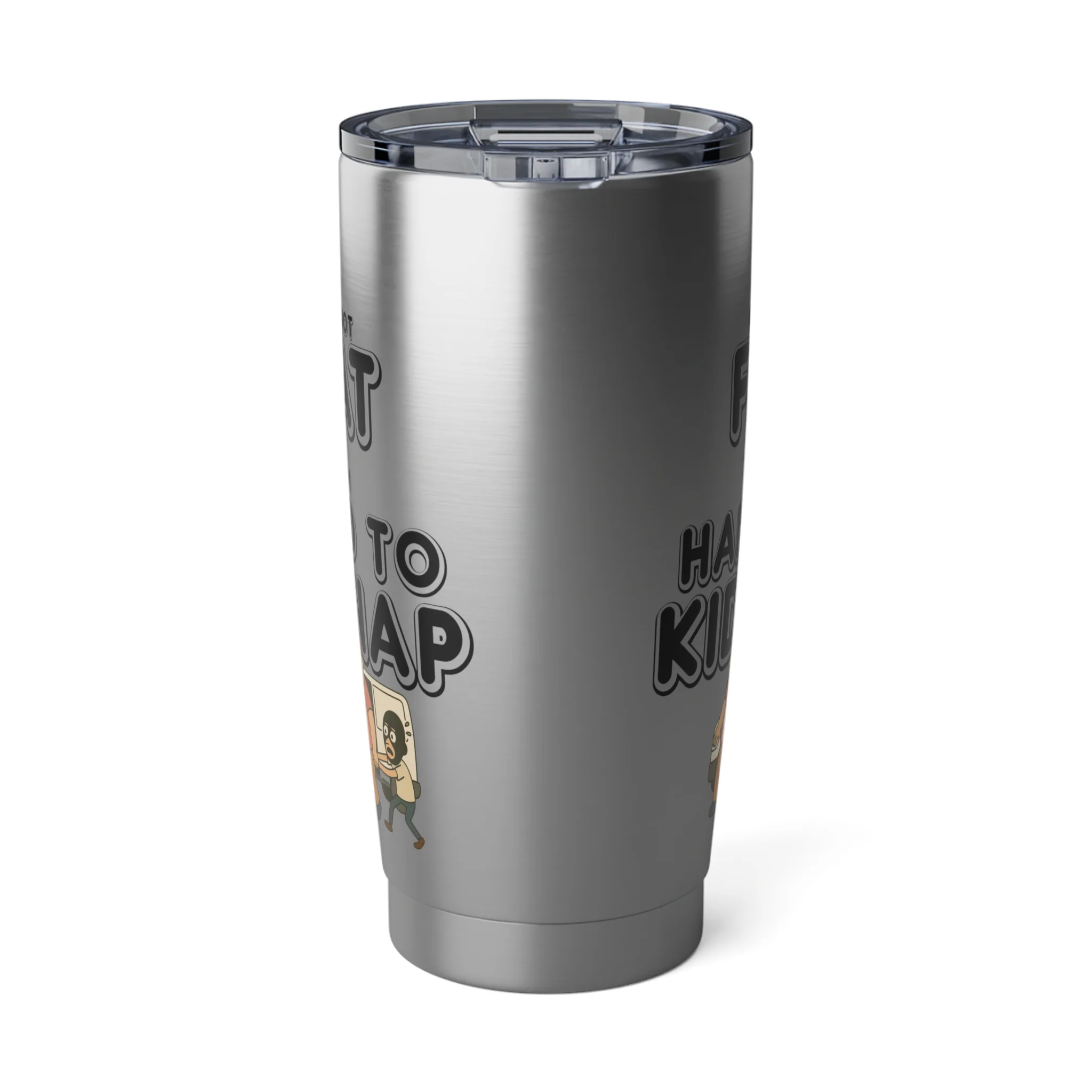 Men's "I'm not fat, I'm hard to kidnap" - 20oz Tumbler - Image 3
