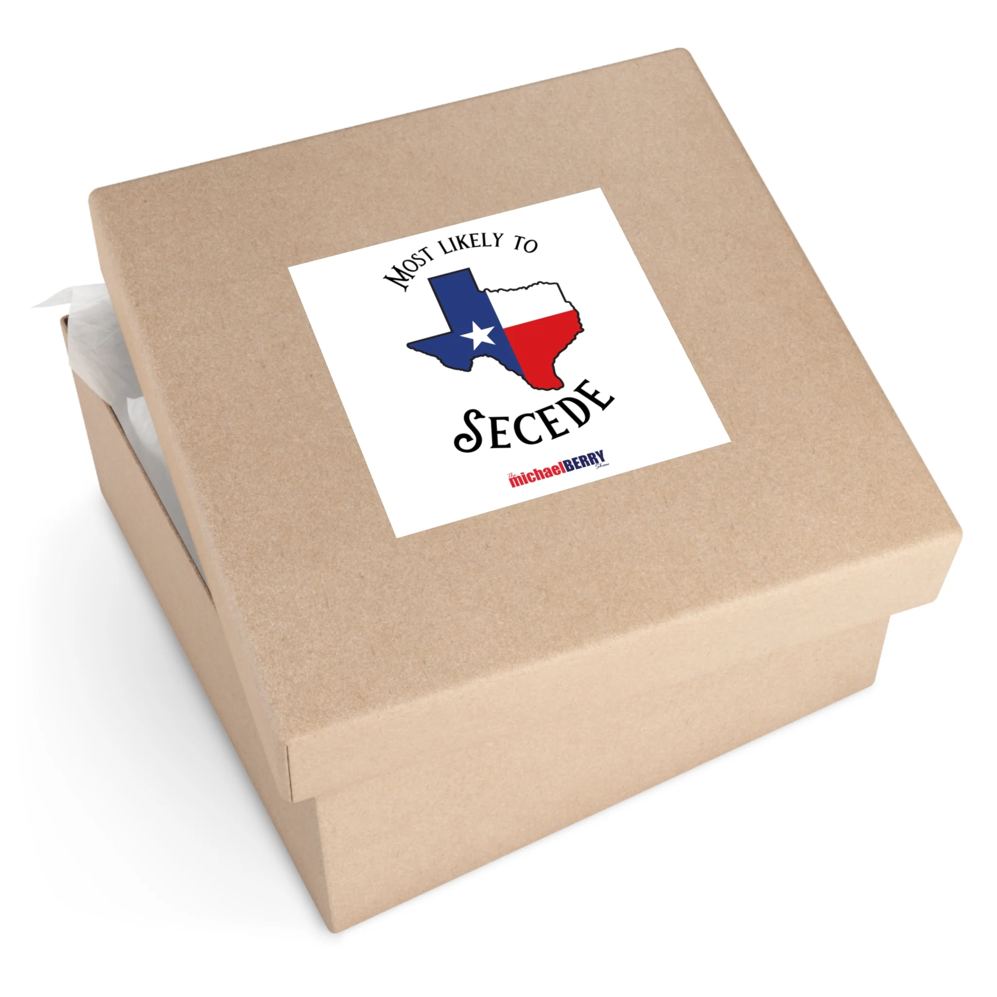 Most Likely to Secede - Square Vinyl Sticker - Image 10