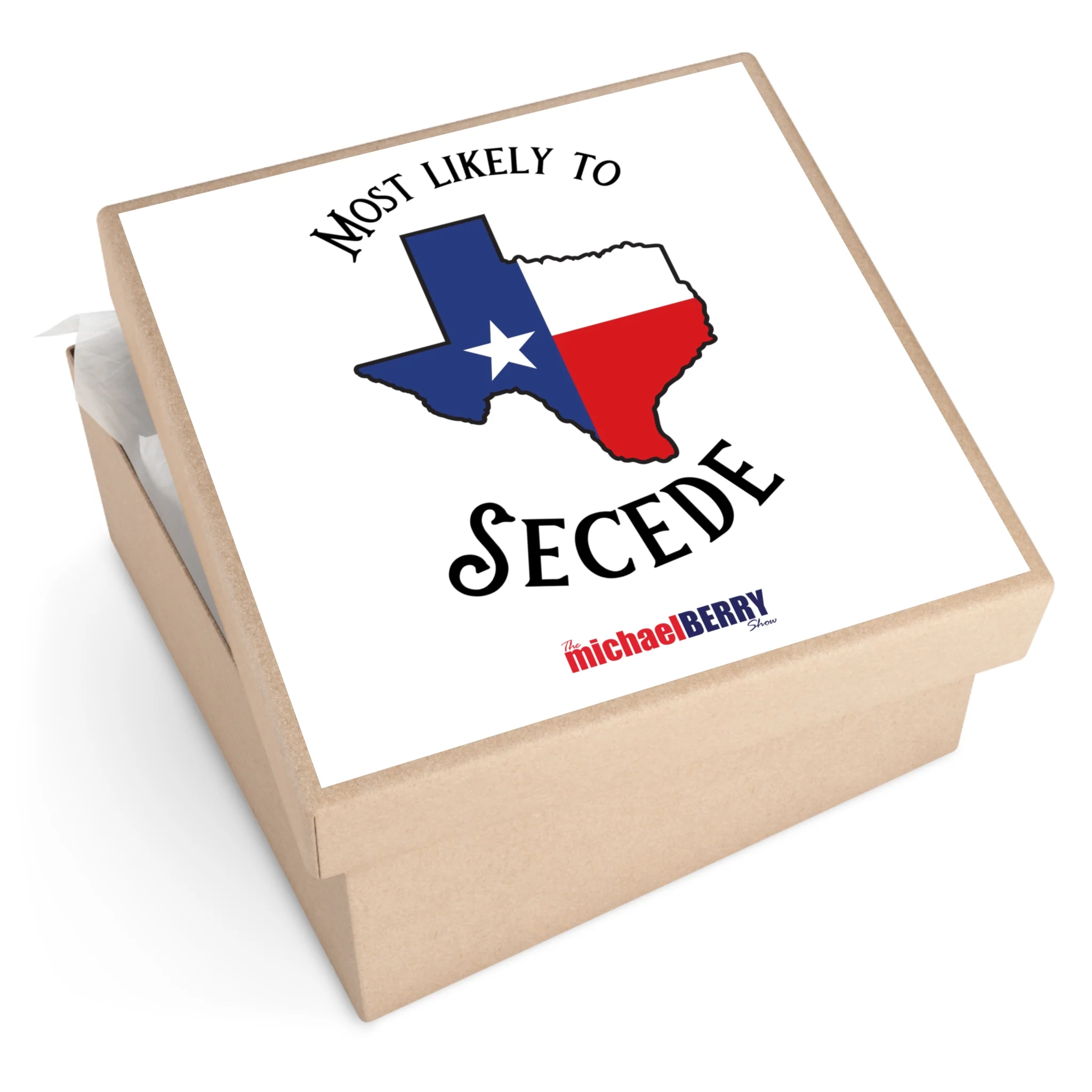 Most Likely to Secede - Square Vinyl Sticker - Image 7