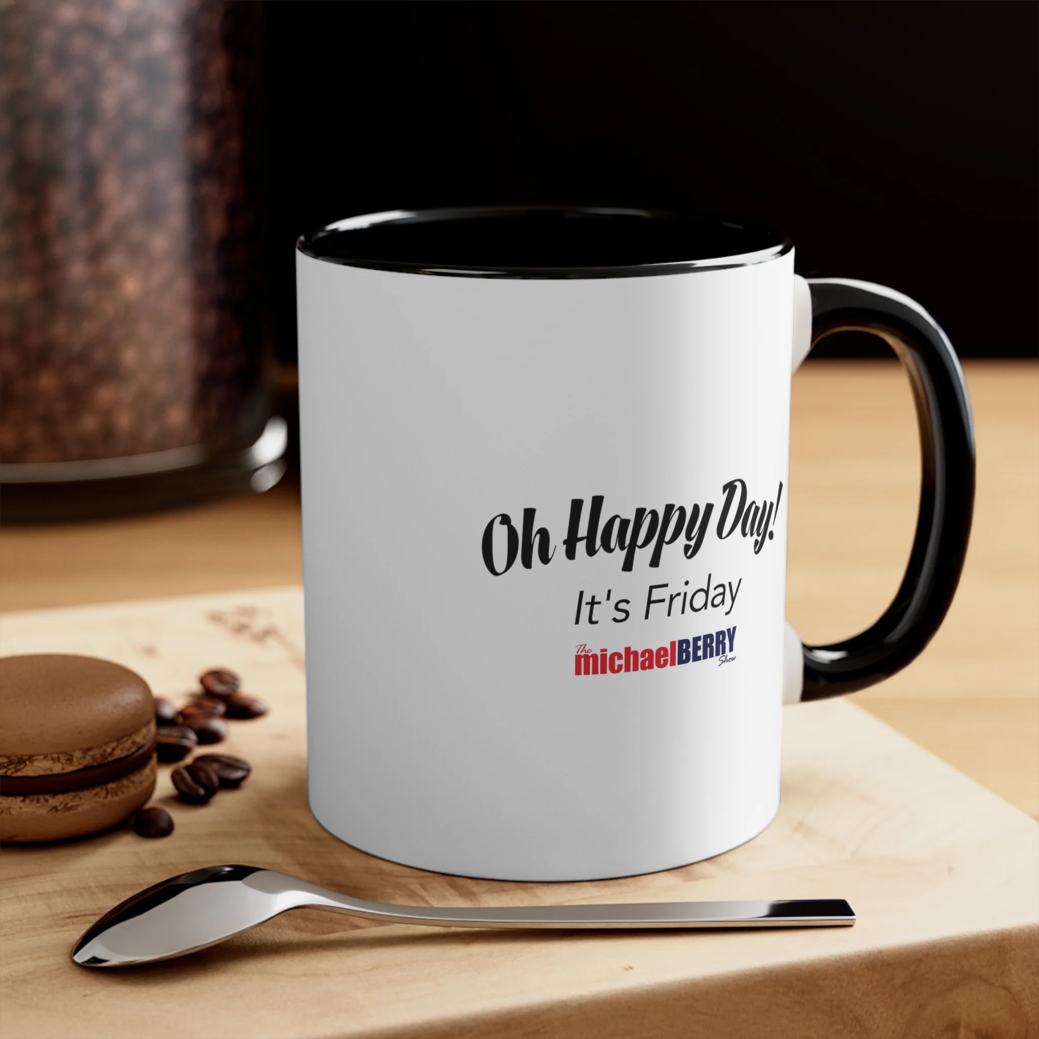 Oh Happy Day It's Friday - Accent Coffee Mug, 11oz - Image 10