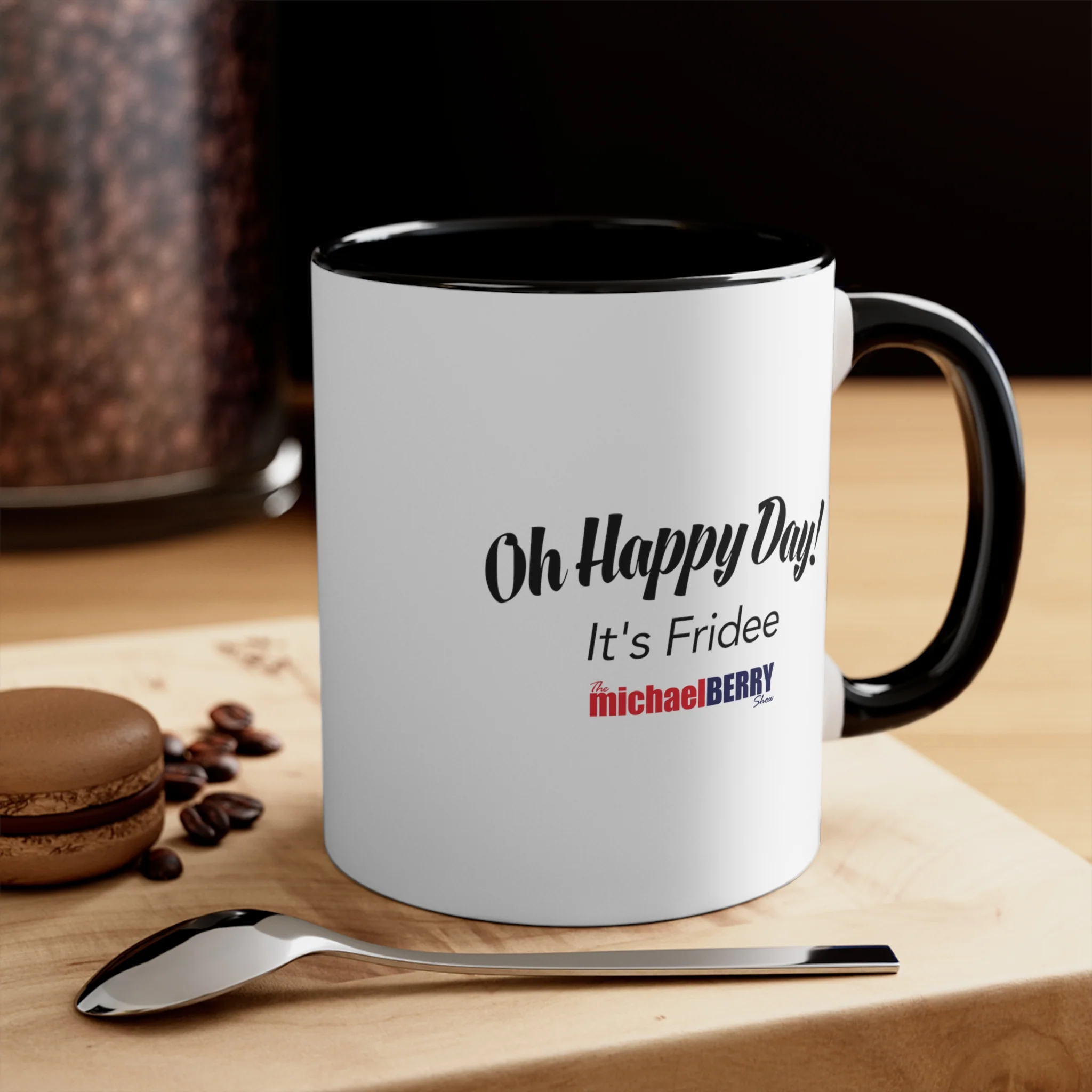 Oh Happy Day It's Fridee - Accent Coffee Mug, 11oz - Image 10