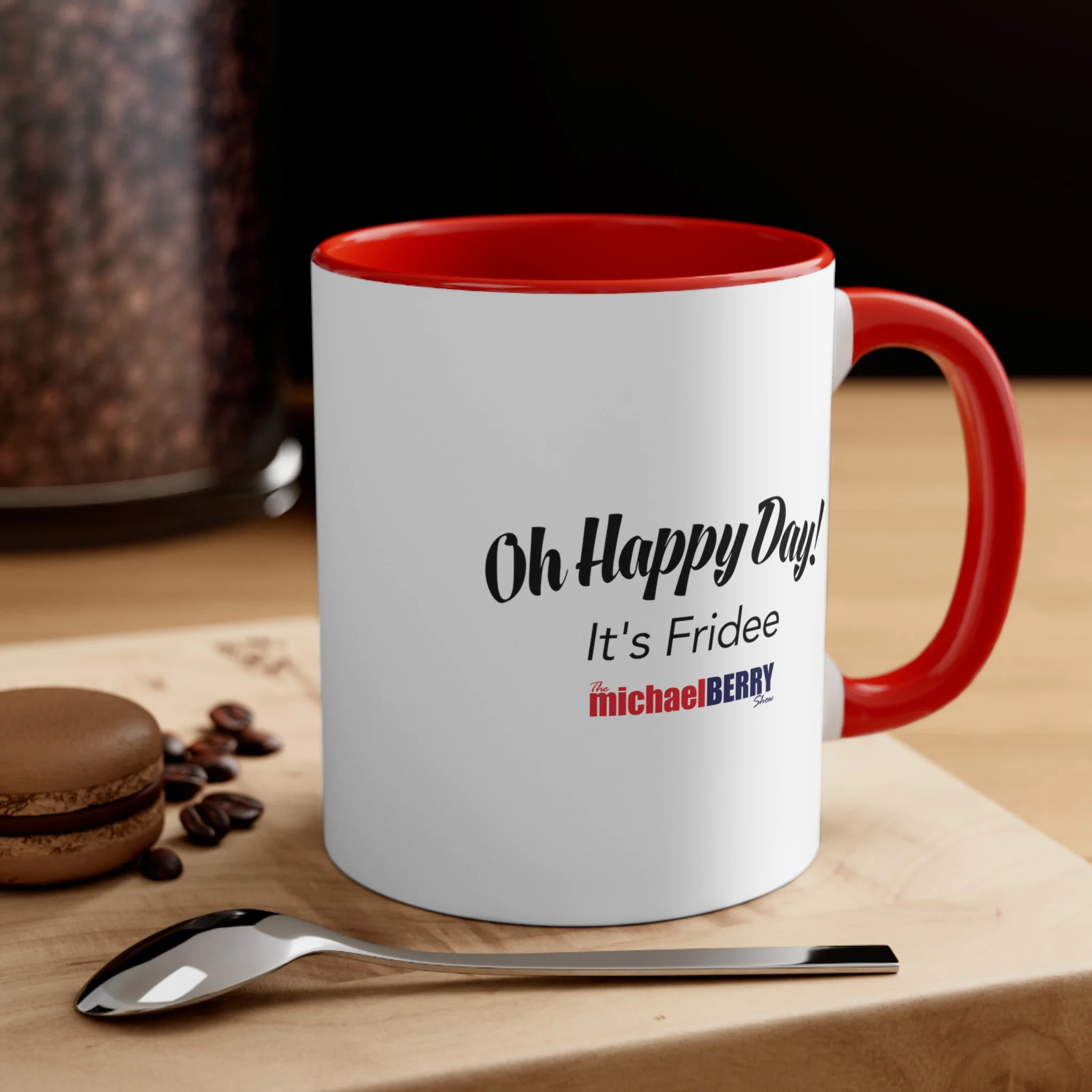 Oh Happy Day It's Fridee - Accent Coffee Mug, 11oz - Image 16