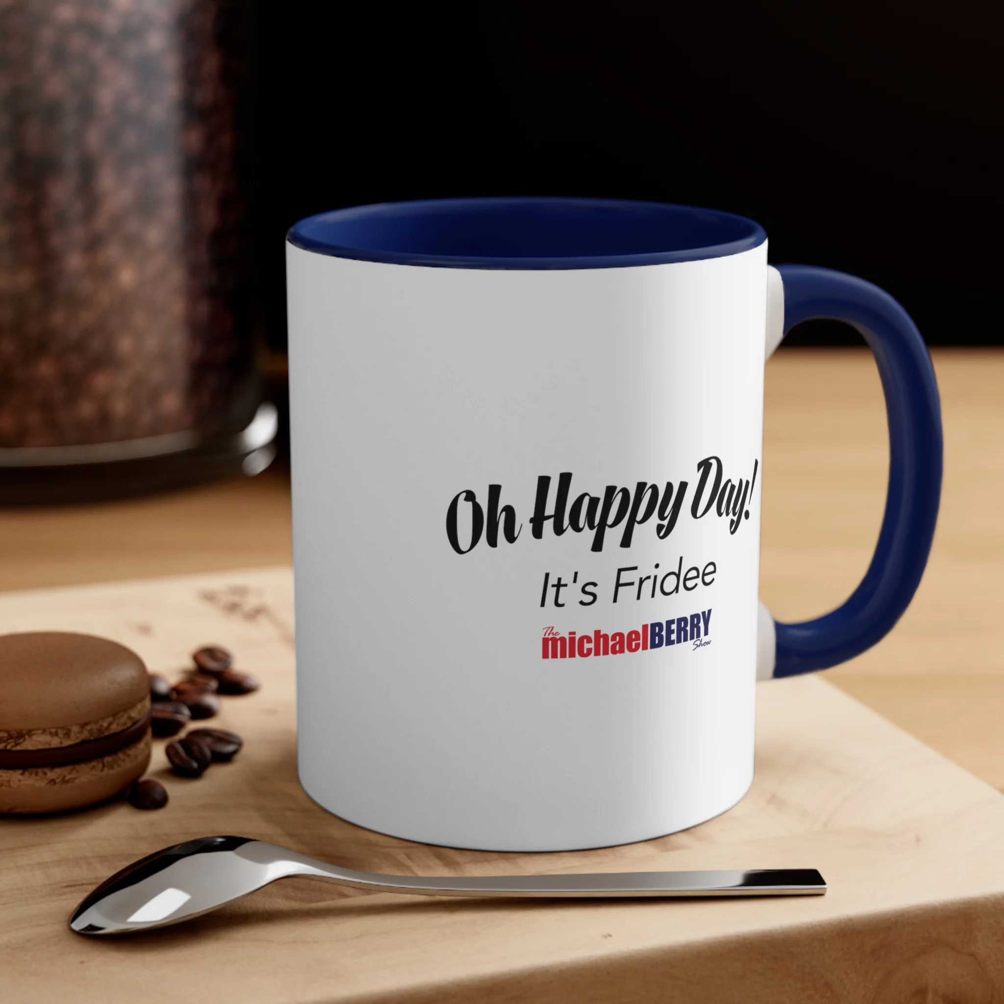 Oh Happy Day It's Fridee - Accent Coffee Mug, 11oz - Image 7