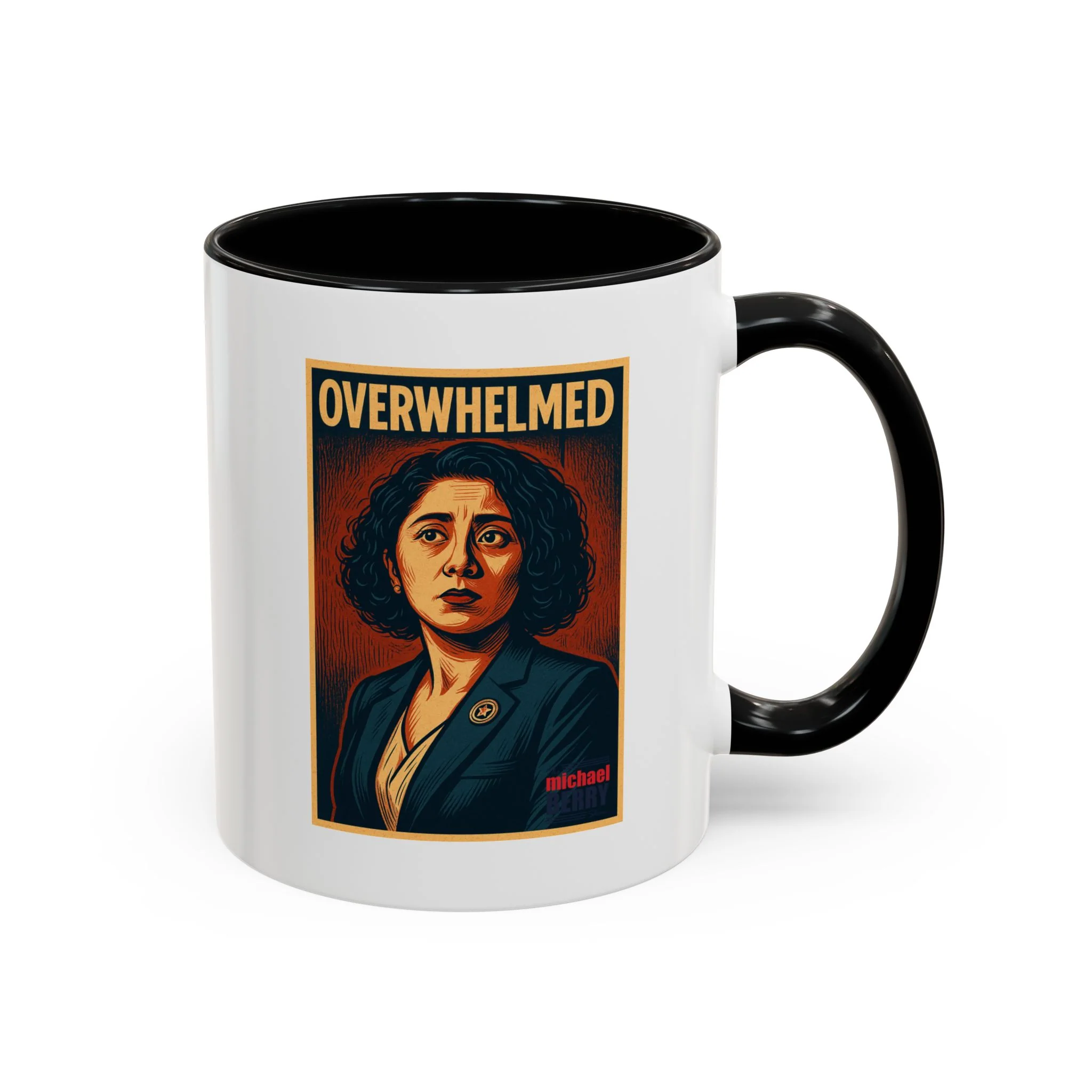 Overwhelmed - Coffee Mug, 11oz or 15oz - Image 3