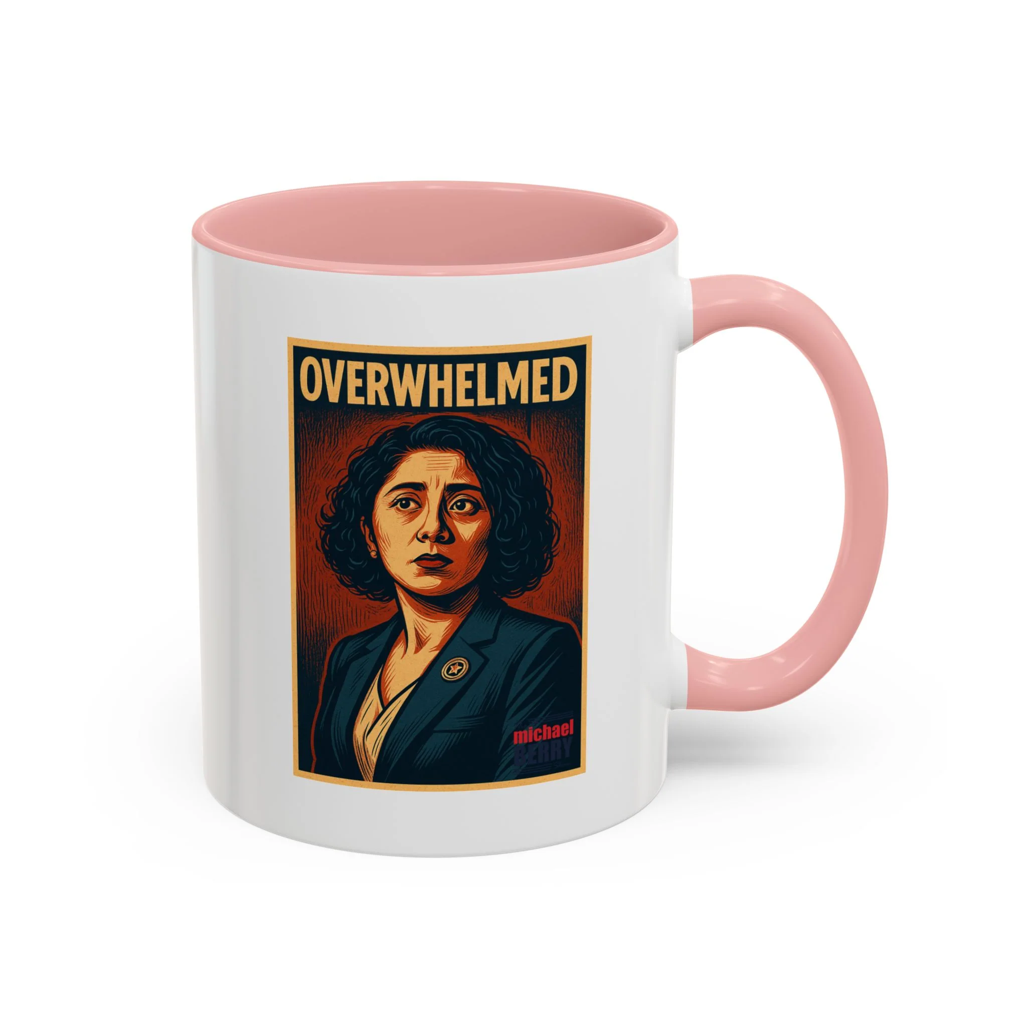 Overwhelmed - Coffee Mug, 11oz or 15oz - Image 4