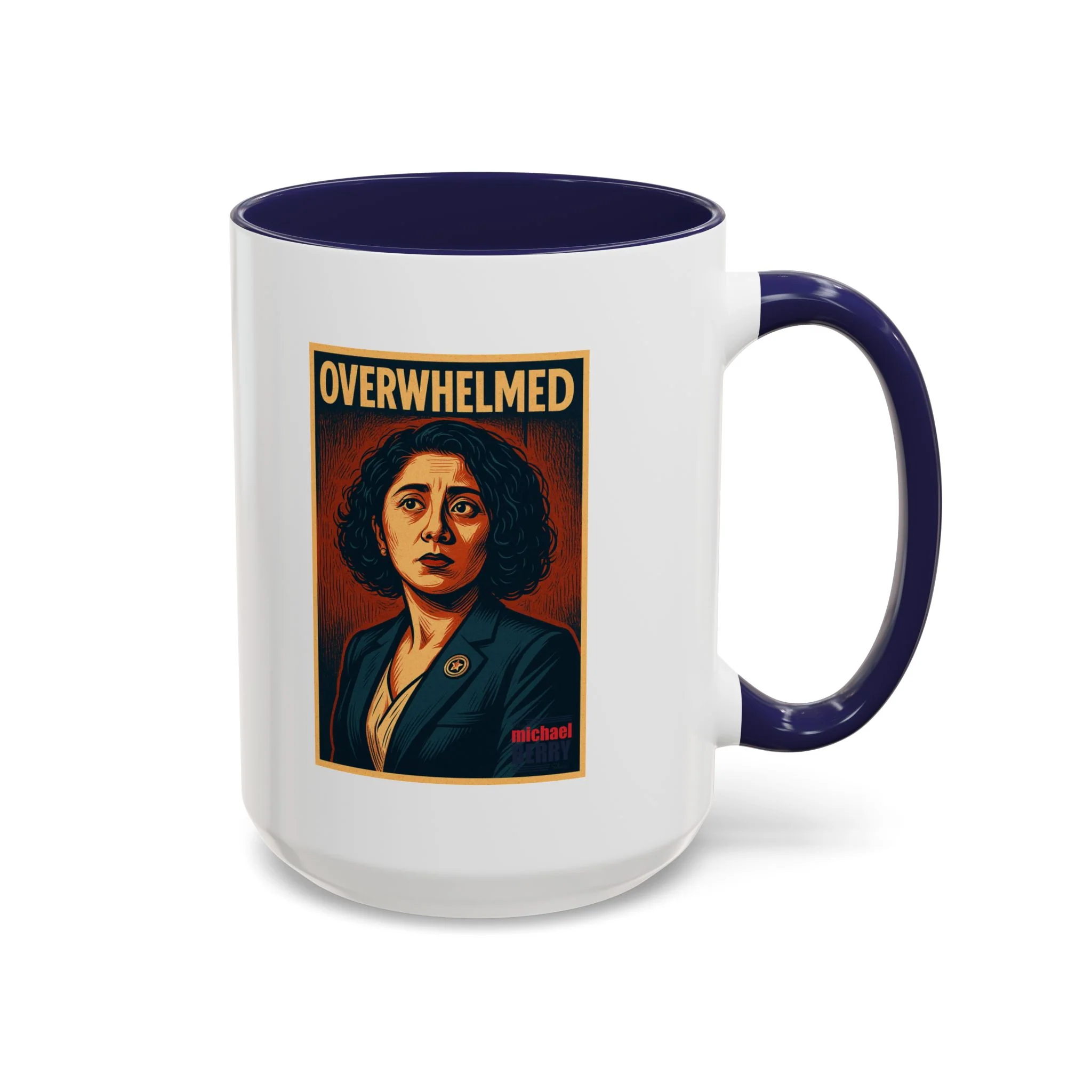 Overwhelmed - Coffee Mug, 11oz or 15oz - Image 6