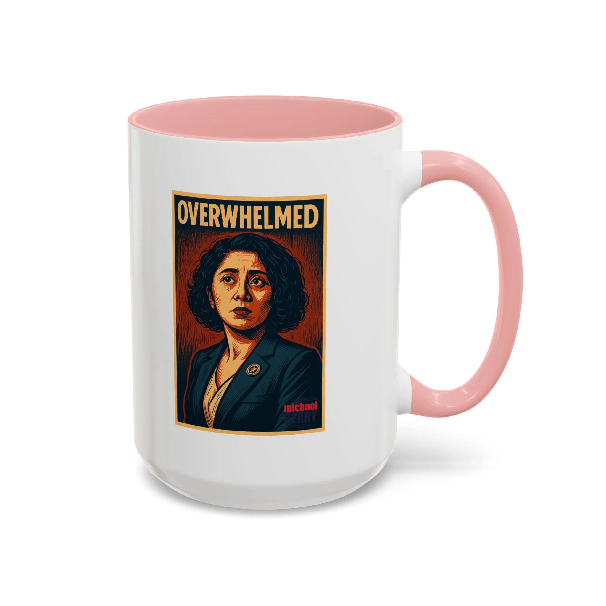 Overwhelmed - Coffee Mug, 11oz or 15oz - Image 7