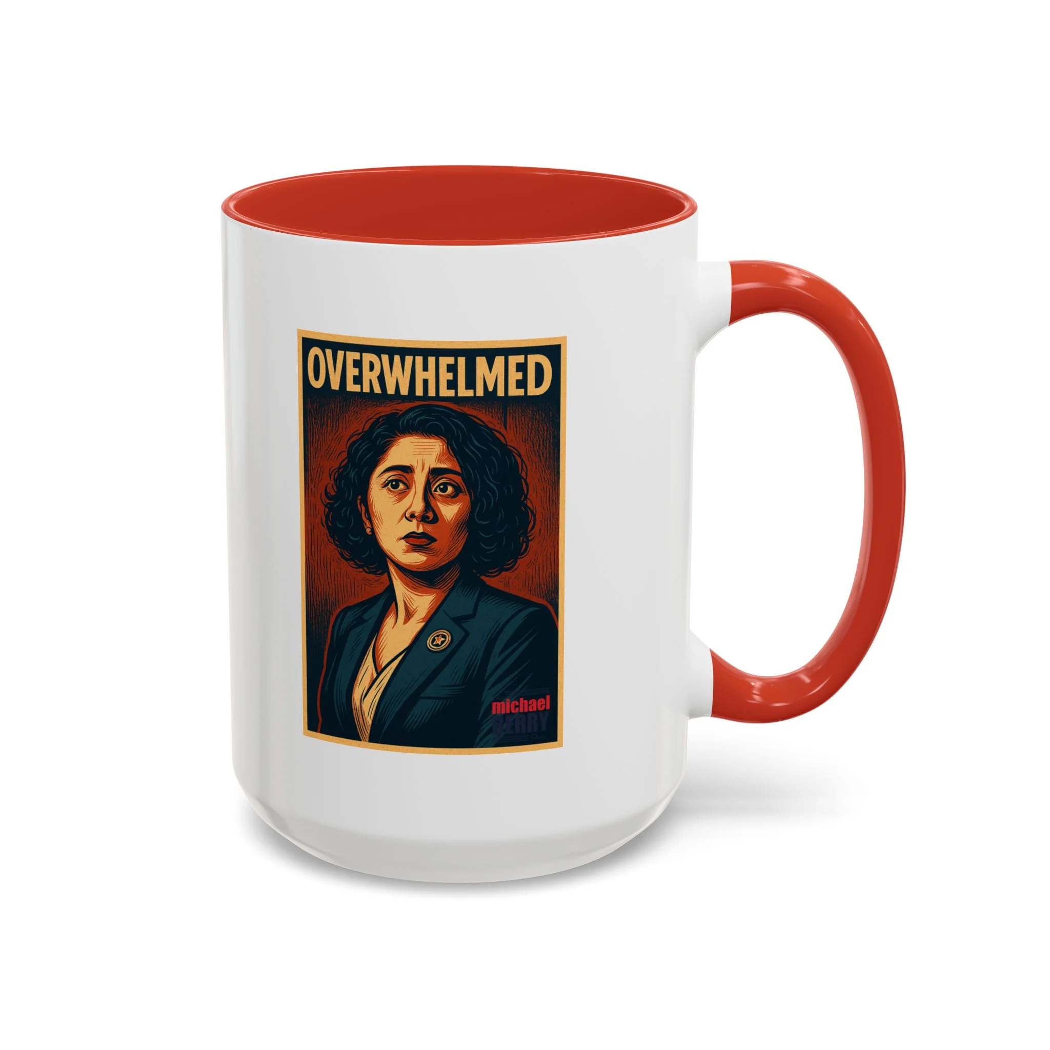 Overwhelmed - Coffee Mug, 11oz or 15oz - Image 8