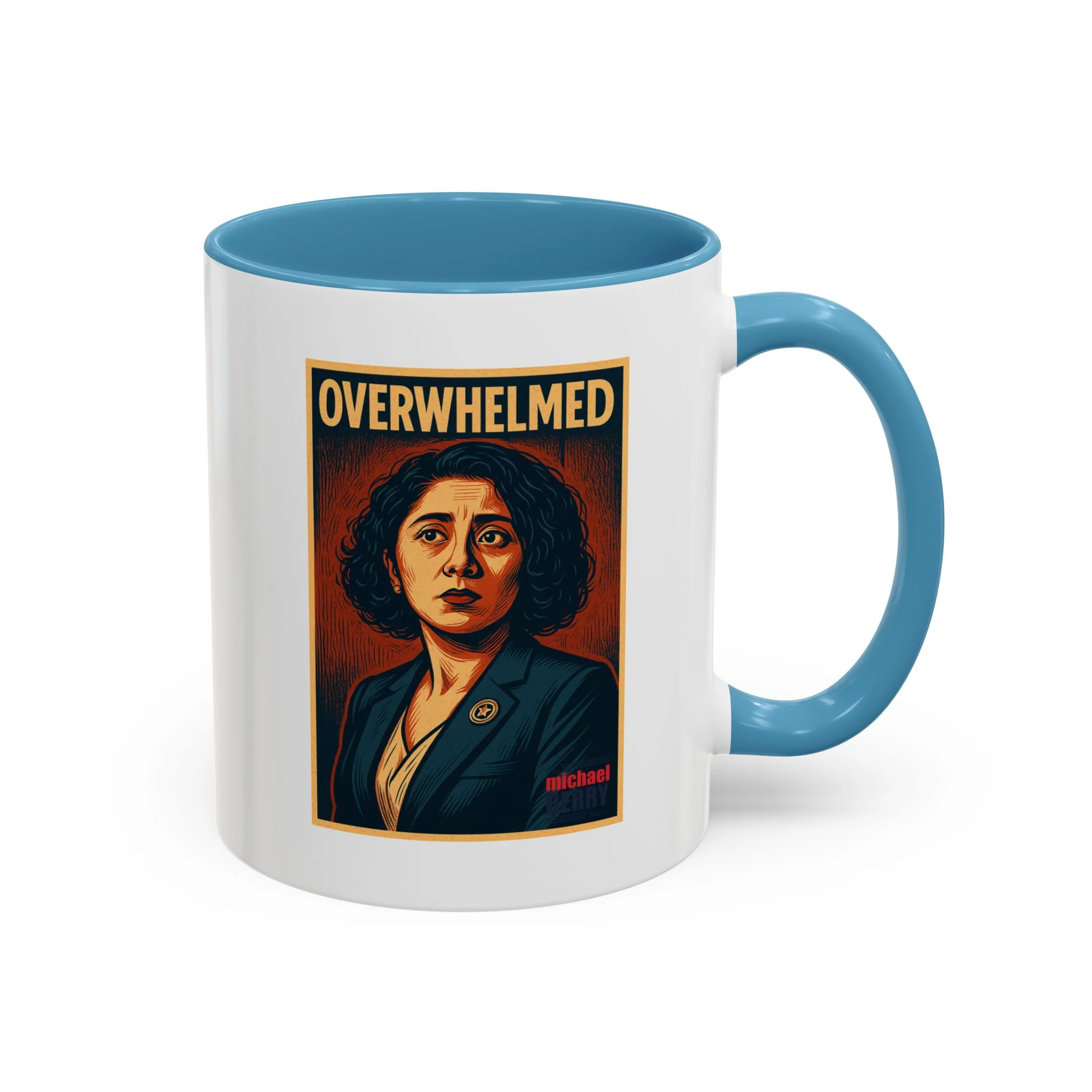 Overwhelmed - Coffee Mug, 11oz or 15oz - Image 9
