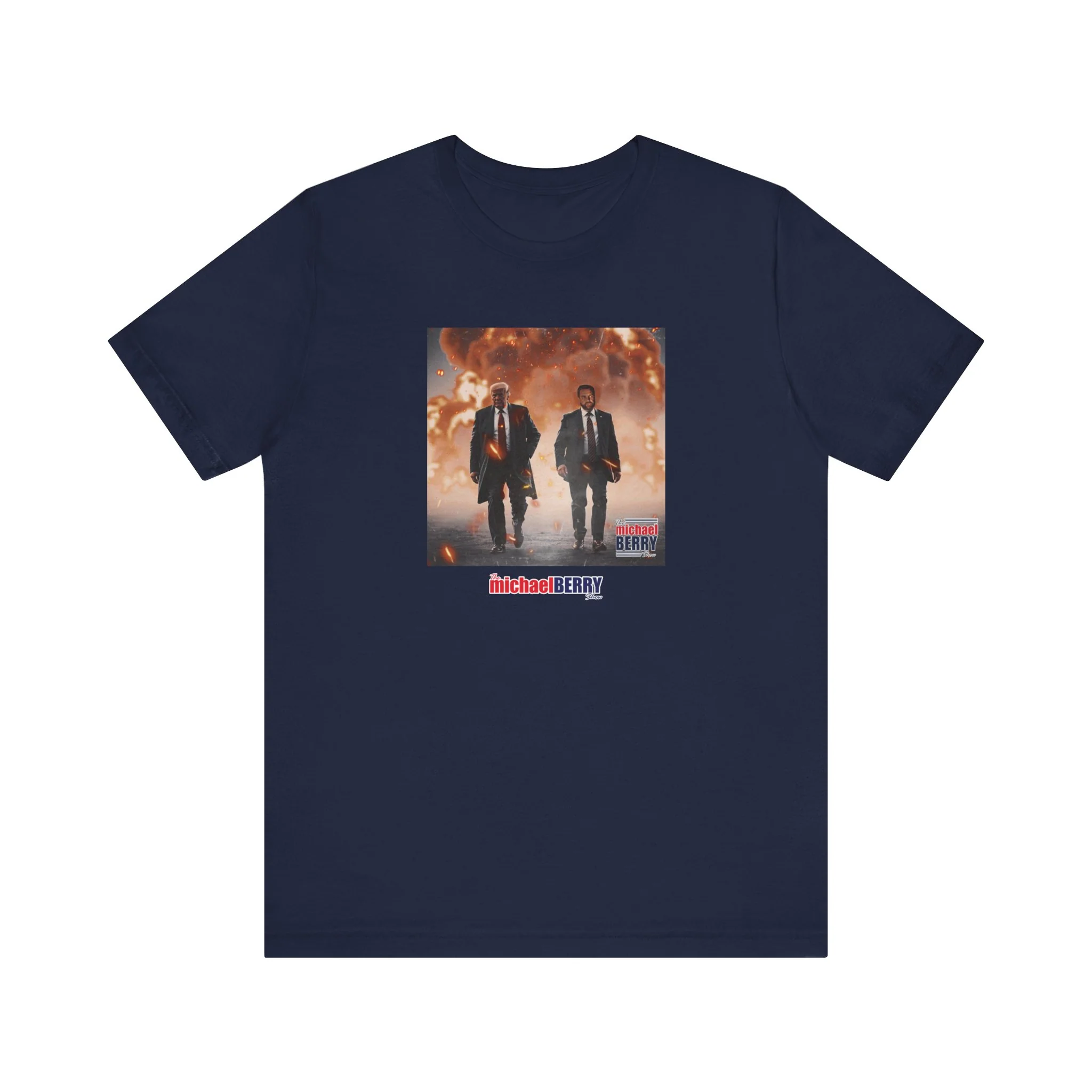 Trump Vance Battle - Men's Short Sleeve Tee - Image 3
