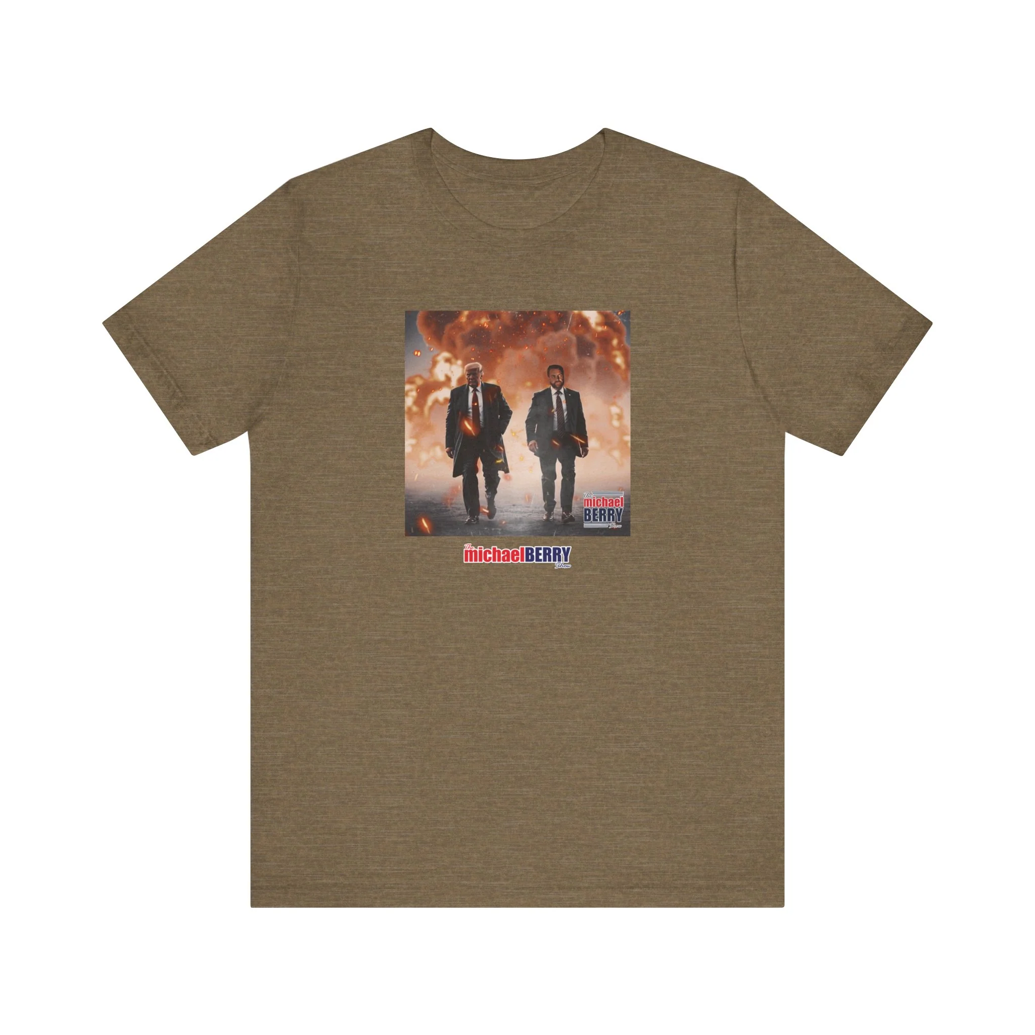 Trump Vance Battle - Men's Short Sleeve Tee - Image 8